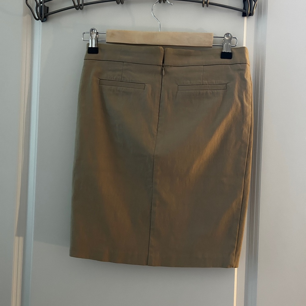 Classic Tan Pencil Skirt